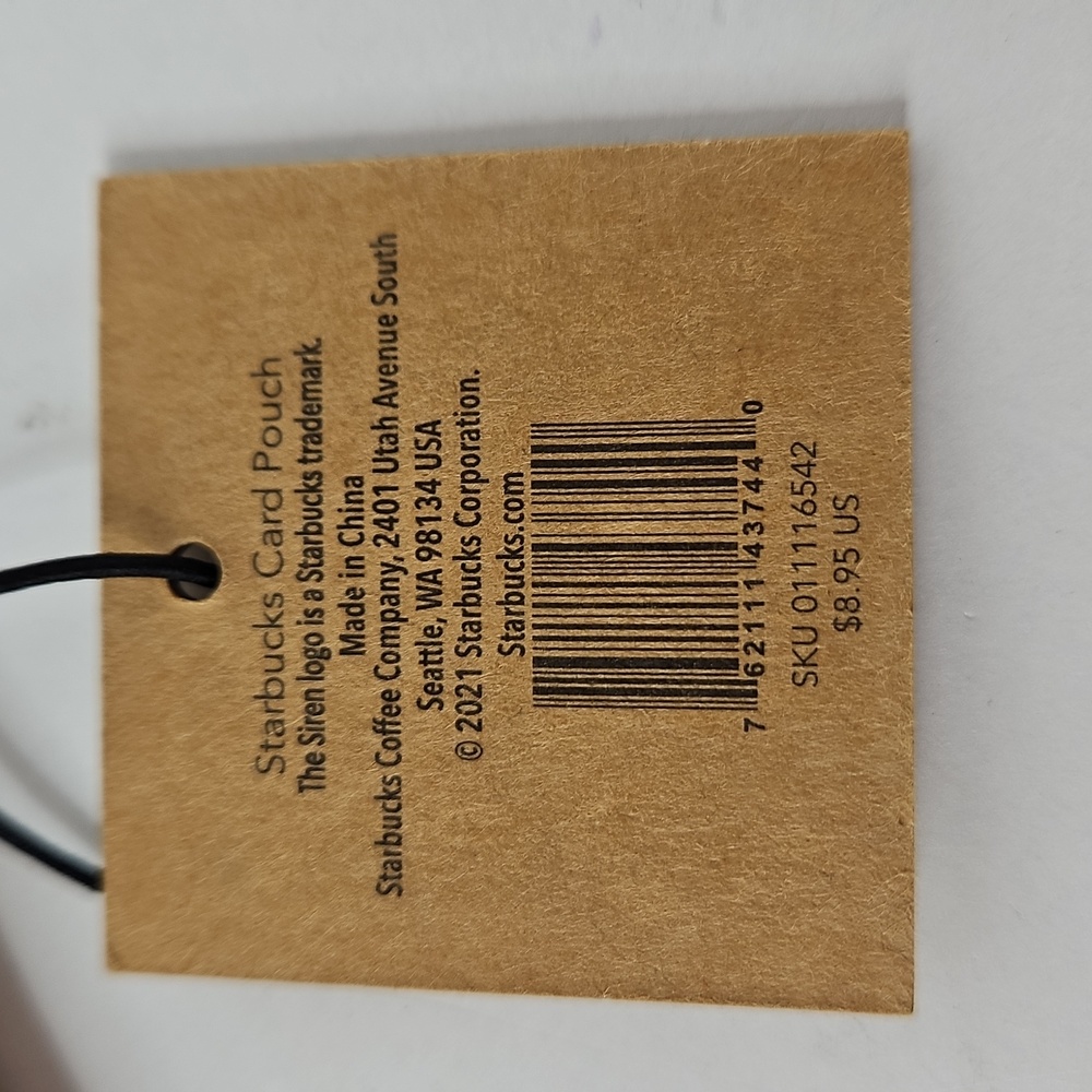 Starbucks Seattle Card Pouch Key Ring New - Picture 4 of 6